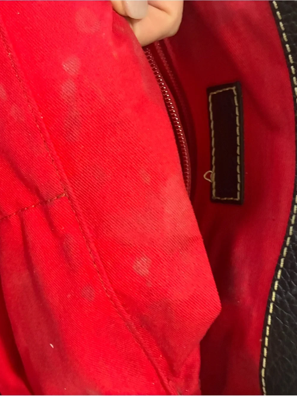 Dooney & Bourke structured pebbled